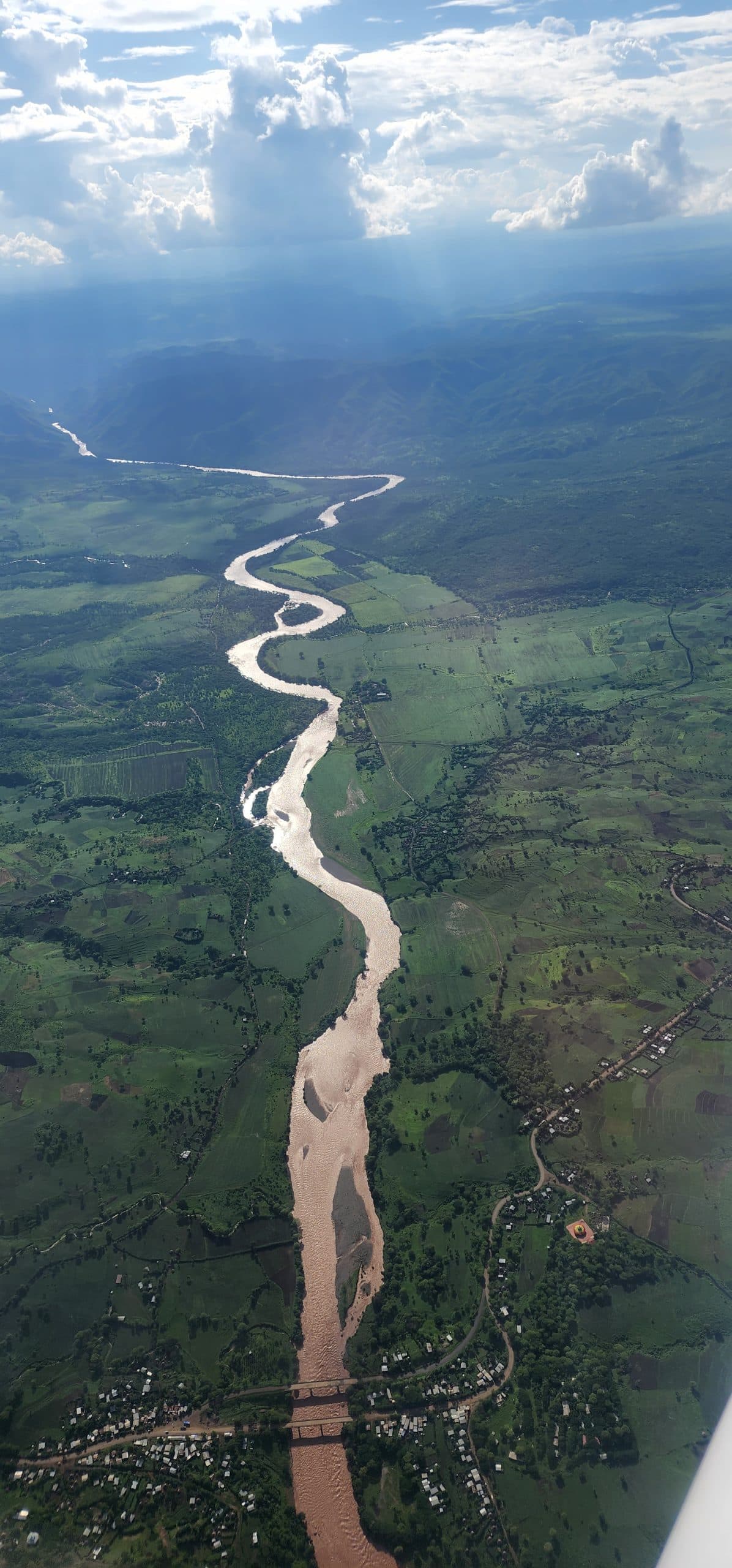 Aerial survey flight